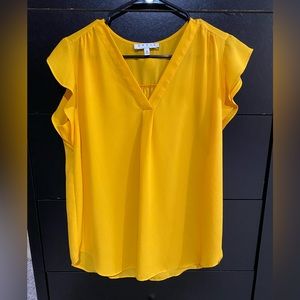 Yellow blouse